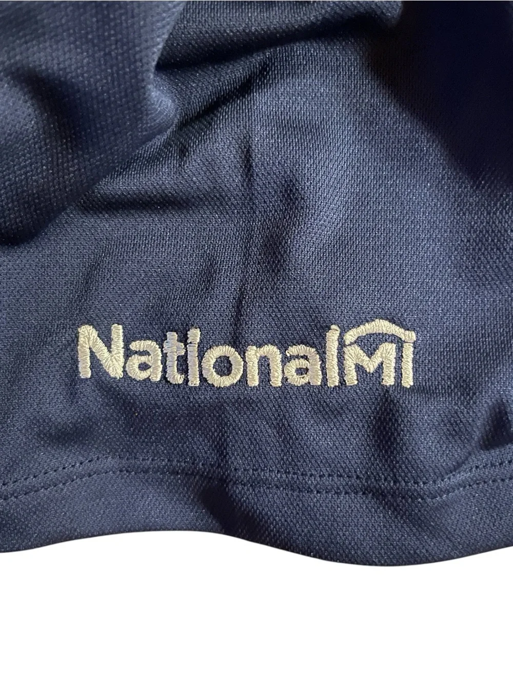 Nike Golf Dri-FIT Women’s Blue Polo‎ Shirt Small National MI Embroidered Logo